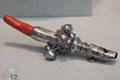 Silver & coral child's rattle, whistle & bells teething toy by Peter Van Dyck or Richard Van Dyck of New York City at Metropolitan Museum of Art. New York, NY.
