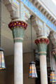 Details of loggia from Laurelton Hall, Oyster Bay, NY by Louis C. Tiffany of Tiffany Studios, New York City at Metropolitan Museum of Art. New York, NY