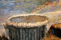 Detail of garden landscape fountain by Louis C. Tiffany of Tiffany Studios, New York City at Metropolitan Museum of Art. New York, NY.