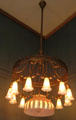 Chandelier by Louis C. Tiffany of Tiffany Studios, New York City at Metropolitan Museum of Art. New York, NY.