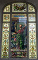 Welcome stained glass windows for Bliss mansion by John La Farge of New York City at Metropolitan Museum of Art. New York, NY.