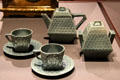 Aesthetic Movement Japonisme teapot by Chelsea Keramic Art Works of Chelsea, MA at Metropolitan Museum of Art. New York, NY.