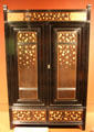 Eastlake-style wardrobe with Anglo-Japanese design by Herter Brothers at Metropolitan Museum of Art. New York, NY.