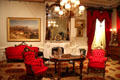 Renaissance Revival period parlor from Meriden, CT at Metropolitan Museum of Art. New York, NY.