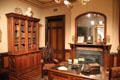 Gothic Revival period library from New York state at Metropolitan Museum of Art. New York, NY.