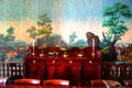 Federal style sideboard in dining room at Lindenwald. Kinderhook, NY.