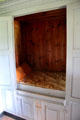 Cabinet bed in Schenck House at Old Bethpage Village. Old Bethpage, NY.