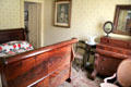Bedroom in Layton Home at Old Bethpage Village. Old Bethpage, NY.