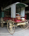 Covered market & goods wagon at Old Bethpage Village. Old Bethpage, NY.