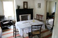 Dining room in Noon Inn at Old Bethpage Village. Old Bethpage, NY.