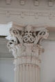 Capital of neoclassical column in Sag Harbor Whaling Museum. Sag Harbor, NY.