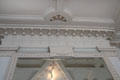 Neoclassical ornamentation above interior door at Sag Harbor Whaling Museum. Sag Harbor, NY.