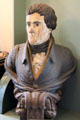 Carved & painted figurehead of Thomas Jefferson from prow of Whaleship Jefferson at Sag Harbor Whaling Museum. Sag Harbor, NY.