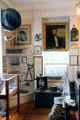Display of artifacts of the whaling era at Sag Harbor Whaling Museum. Sag Harbor, NY.