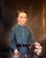 Portrait of William Wallace Tooker at Age 4, painted by Hubbard Latham Fordham, his grandfather, at Sag Harbor Whaling Museum. Sag Harbor, NY.