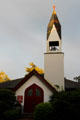 St Ann's Episcopal Church in evening sunshine. Bridgehampton, NY.