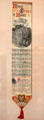 Decorative banner with music & lyrics to "Home Sweet Home" at Home Sweet Home Museum. East Hampton, NY.