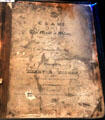 Vintage edition of musical score "The Maid of Milan" by Henry R. Bishop at Home Sweet Home Museum. East Hampton, NY.