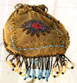 Beaded bag made by Princess Pocahontas Pharaoh at Montauk Lighthouse museum. Montauk, NY.
