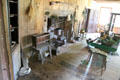 Kitchen at Thomas Halsey Homestead. South Hampton, NY.