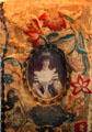 Embroidered cover of album in organ room at Vanderbilt Mansion. Centerport, NY.