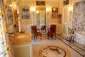Master bathroom at Vanderbilt Mansion. Centerport, NY.