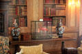 Scarlett Ibis specimen in library at Vanderbilt Mansion. Centerport, NY.