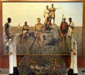 Portrait of William Kissam Vanderbilt III on African safari at Vanderbilt Mansion. Centerport, NY.