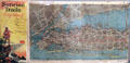 Long Island map with Long Island Motor Parkway a road built by Vanderbilt to speed him to his mansion at Vanderbilt Mansion. Centerport, NY.