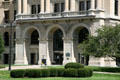 Entrance arches of Lucas County Courthouse. Toledo, OH.
