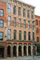 Arcaded Italianate building at Fort Industry Square. Toledo, OH.