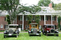 Antique cars visit Wildwood Manor House. Toledo, OH.