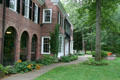 Transition area from house to gardens of Wildwood Manor House. Toledo, OH.
