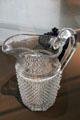 Pressed glass pitcher by New English Glass Works at Toledo Glass Pavilion. Toledo, OH.
