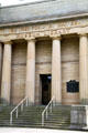 Entrance of Rutherford B. Hayes Library & Museum. Fremont, OH.