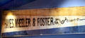 Hayes , Wheeler & Foster campaign banner at Hayes Museum. Fremont, OH.