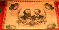Rutherford B. Hayes & William A. Wheeler presidential campaign banner at Hayes Museum. Fremont, OH.