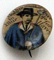 Our Boys in Blue campaign buttons supporting Rutherford B. Hayes at Hayes Museum. Fremont, OH.