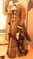 New Year's Day White House reception dress of Lucy Webb Hayes at Hayes Museum. Fremont, OH.
