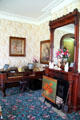 Parlor in John Wright Mansion at Historic Lyme Village Museum. Bellevue, OH.