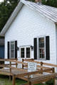 Groton Township Hall now a museum at Historic Lyme Village Museum. Bellevue, OH.