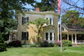 Heritage Italianate house opposite Edison Birthplace Museum. Milan, OH.