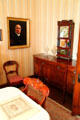 Dining room of Monroe House at Oberlin Heritage Center. Oberlin, OH.