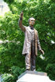 Civil War Union Brevet Brigadier General William Harvey Gibson statue. Tiffin, OH.