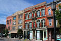 Heritage commercial streetscape including G&R Block along S. Washington St. Tiffin, OH.
