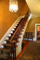 Staircase at Col. Simon Perkins Stone Mansion. Akron, OH.