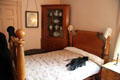 Bedroom at Col. Simon Perkins Stone Mansion. Akron, OH.