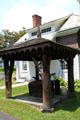 Covered well outside Col. Simon Perkins Stone Mansion. Akron, OH.