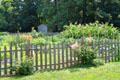 Garden at John Brown House. Akron, OH.