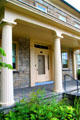Porch of The Stone Academy Museum. Zanesville, OH.
